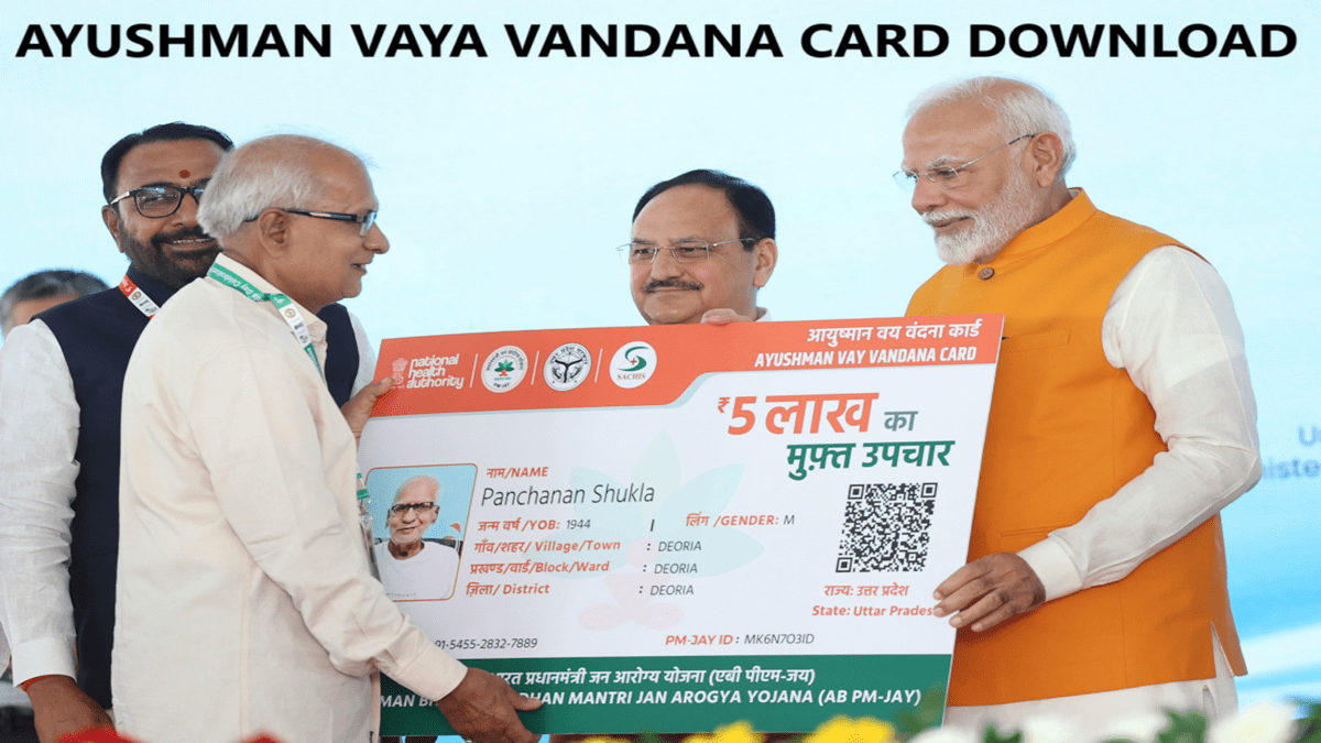 Ayushman Vaya Vandana Card Download