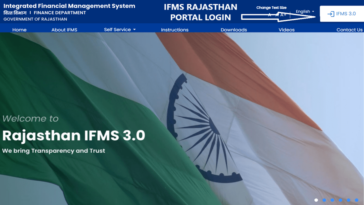 IFMS Rajasthan Portal Login 3.0