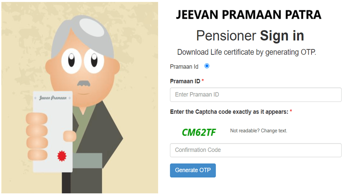 Jeevan Pramaan Life Certificate Download PDF