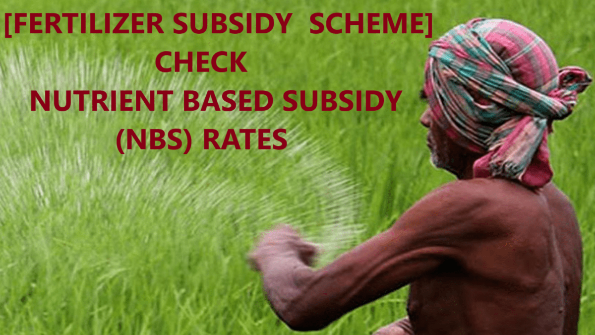 Nutrient Based Subsidy Rates NBS