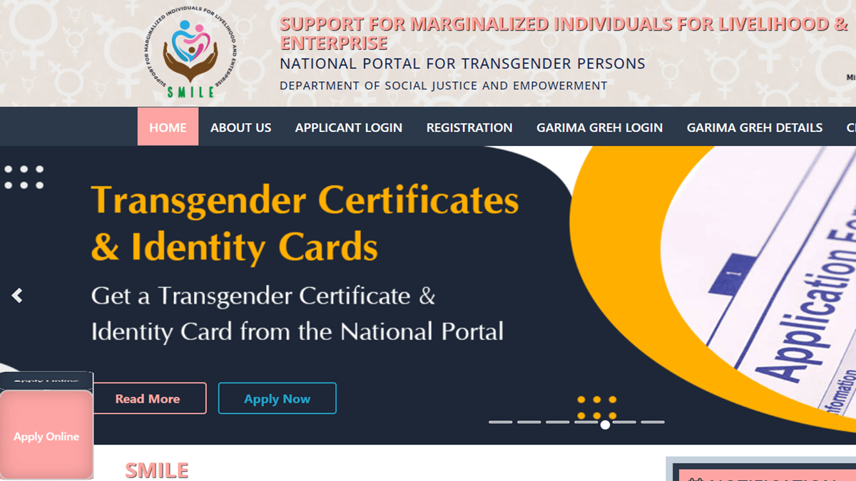 Transgender Certificate & ID Card Apply Online