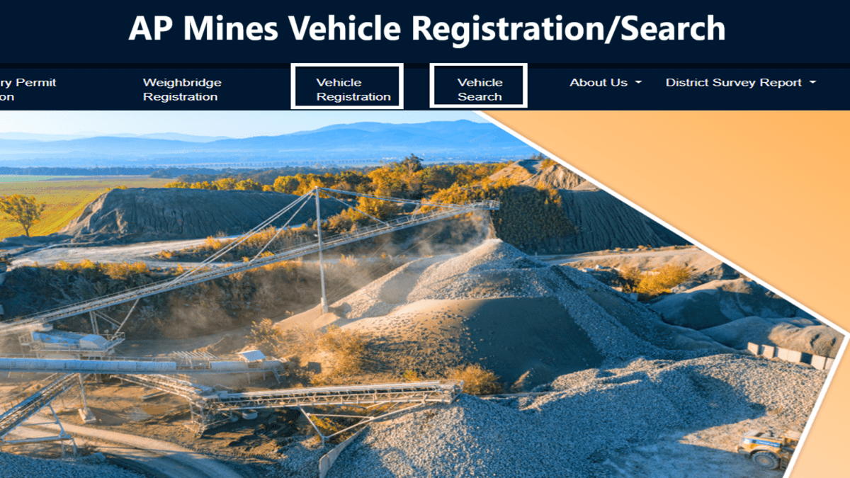 AP Mines Vehicle Registration & Vehicle Search