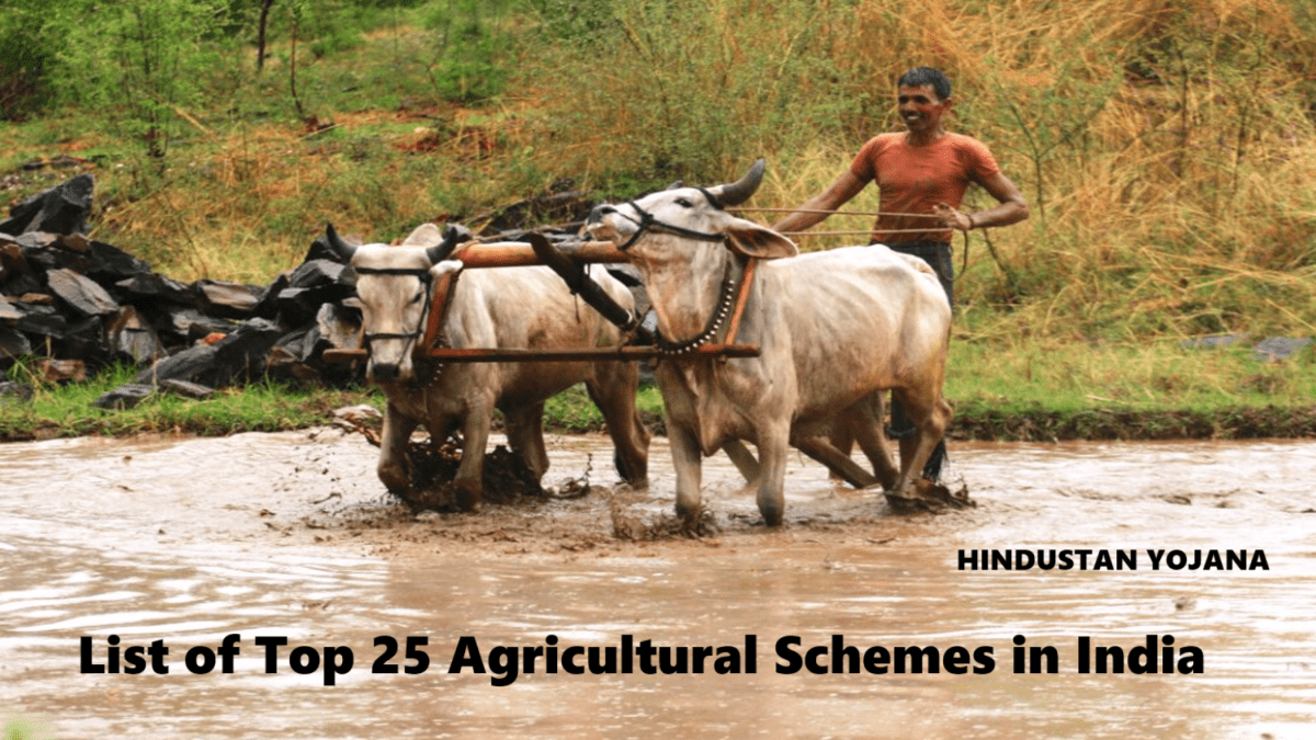 List of Top 25 Agricultural Schemes in India